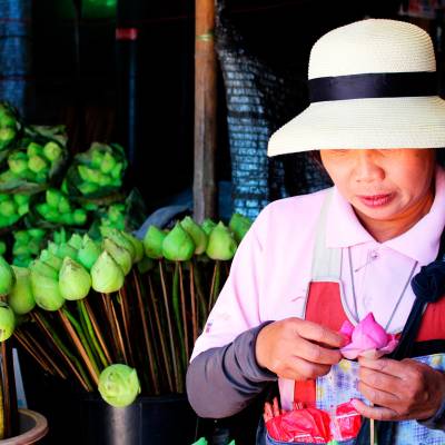 a boy wearing a hat