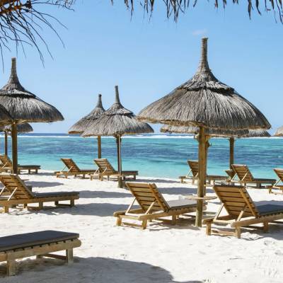 Beach at Shangri-La's Le Touessrok