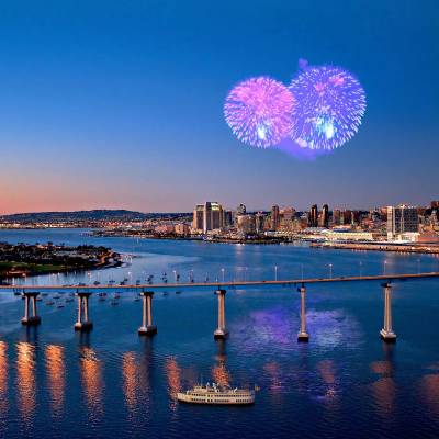 4th July Fireworks over Coronado