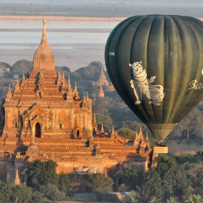 Hot air balloon flight