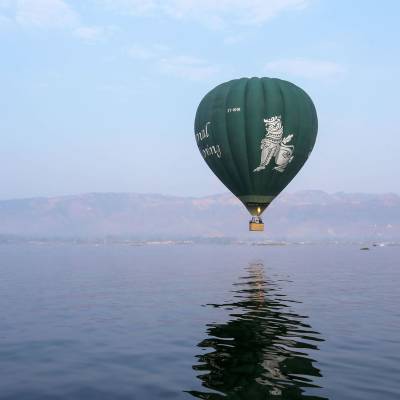 Hot air balloon flight