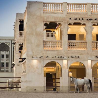Traditional horse stable