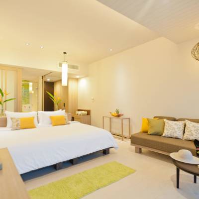 a hotel room