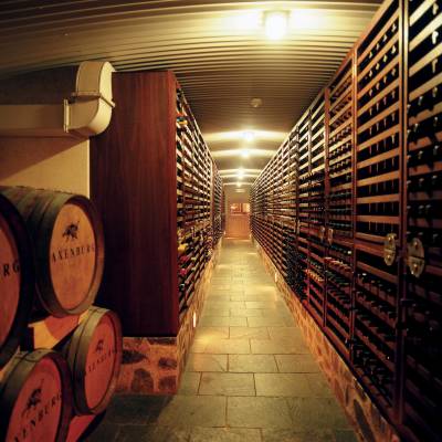 a close up of a barrel