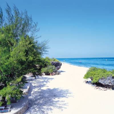 water next to the beach