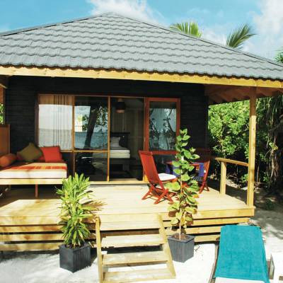 a wooden house