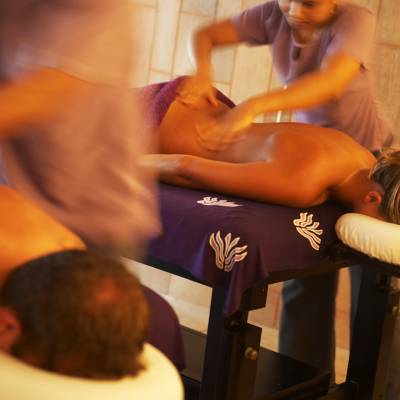 Spa treatment room