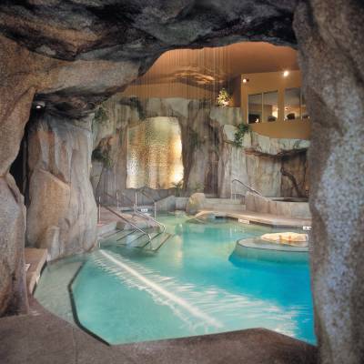 a large pool of water