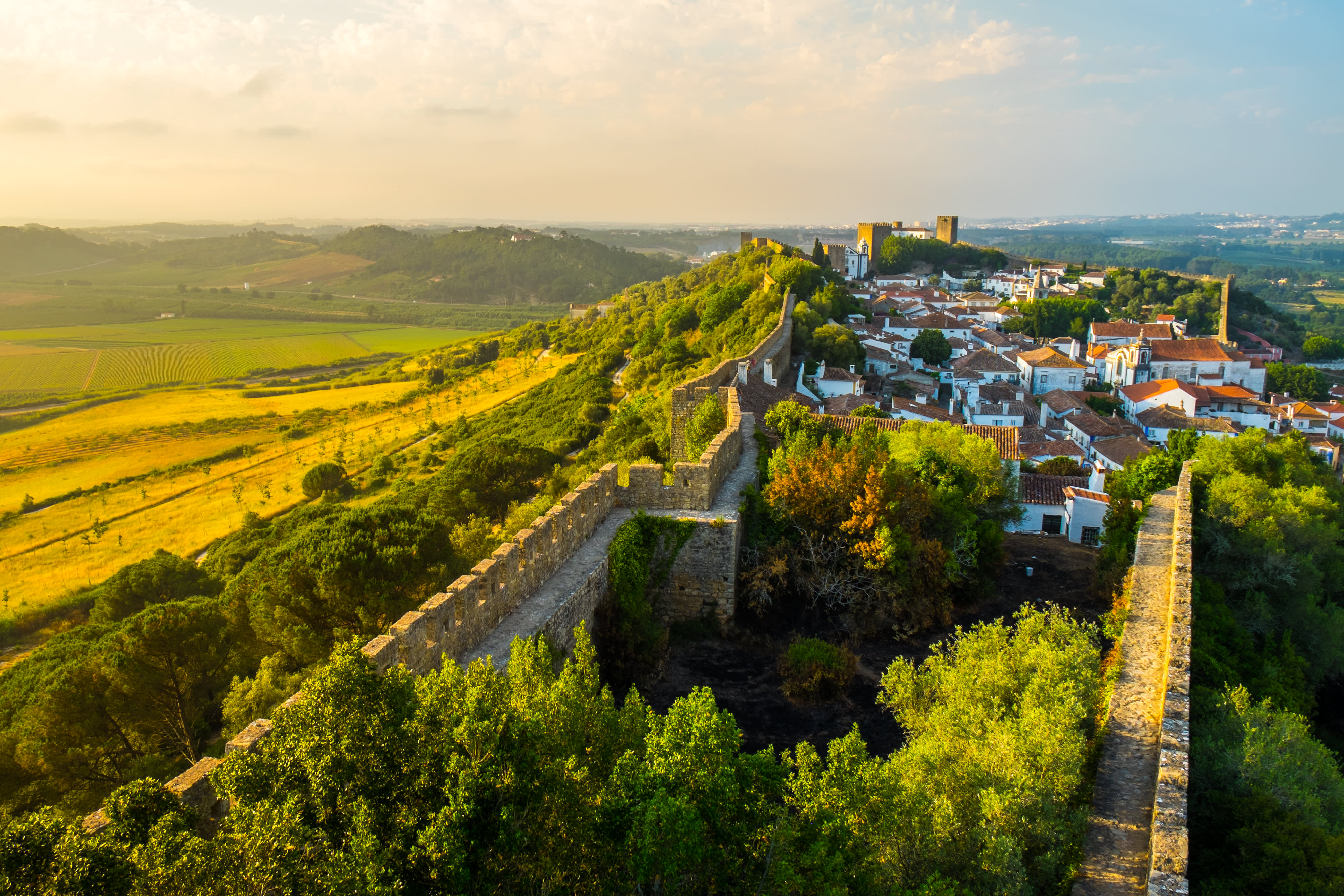 Obidos Town in Portugal