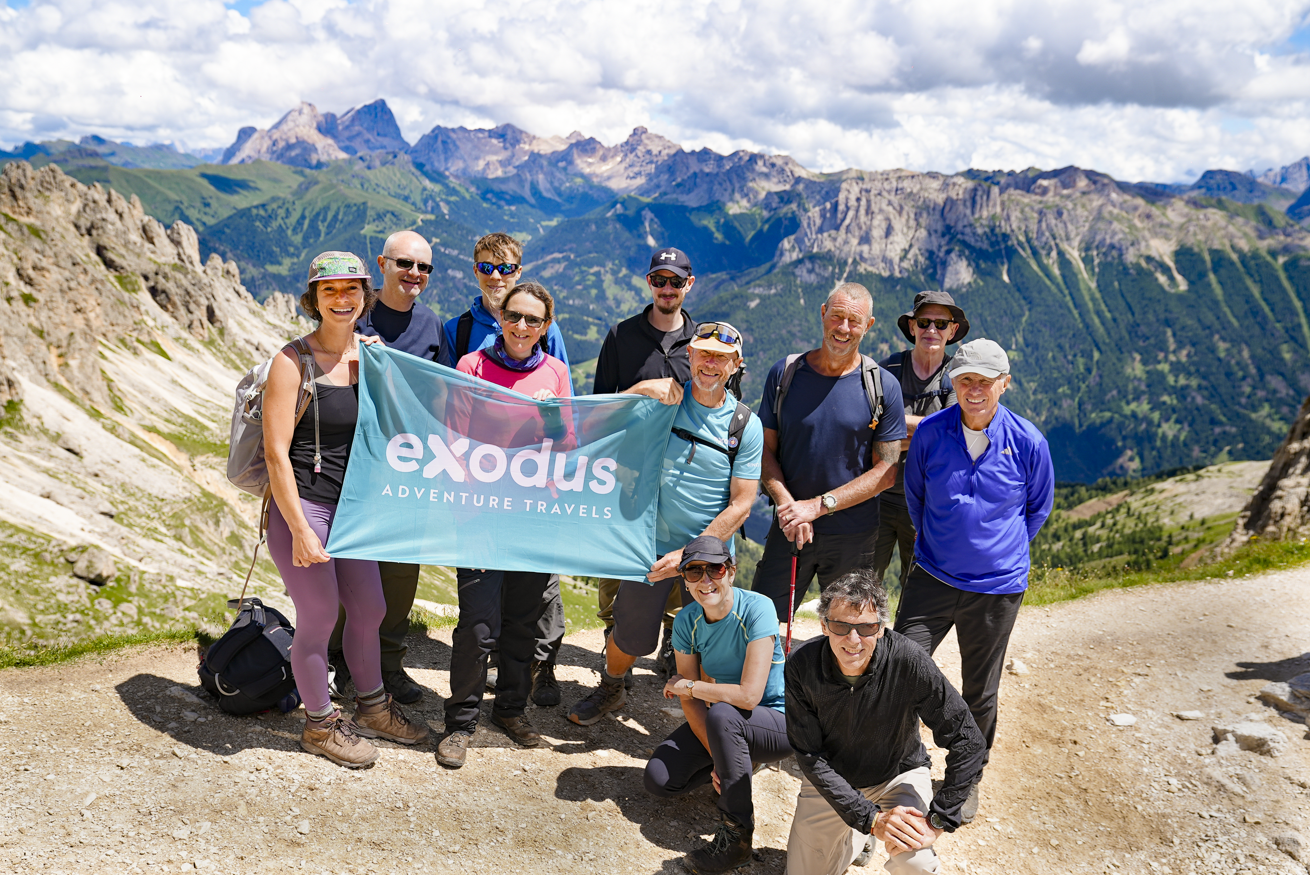 Group in the Dolomites