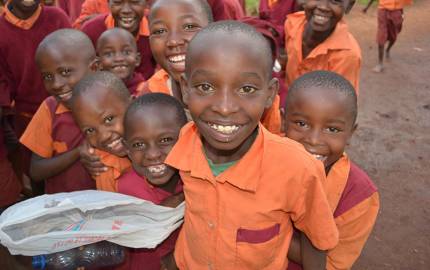 a group of people posing for the camera