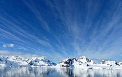a close up of a snow covered mountain