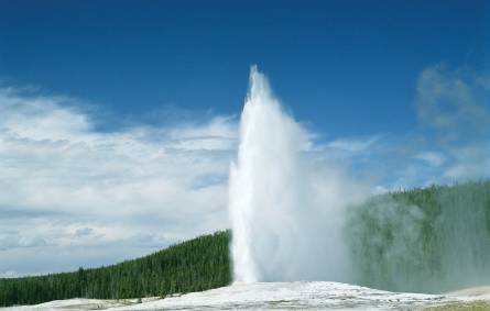 Old Faithful at Yellowstone National Park