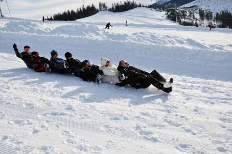 Sledding in Slovakia