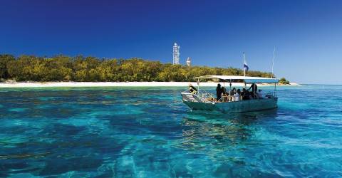 Australien - Queensland - Great Barrier Reef - Lady Elliot Island - båd_0