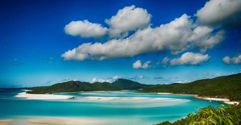 Australien - Queensland - Great Barrier Reef - Whitsundays - Whitehaven beach lagoon 2 (Custom)