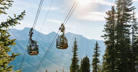 Canada - Alberta - Banff - Sulphur Mountains - gondol