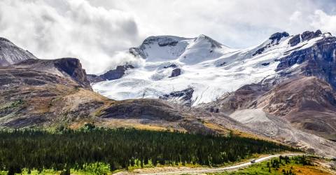 Canada - Alberta - Jasper National Park - Rocky Mountains - Columbia glacier