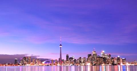 Canada - Ontario - Toronto - skyline - skumring_0