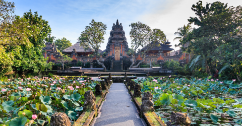 Tempel på bali indonesien