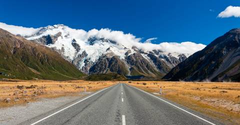 New Zealand - South Island - Bjerge - Vej