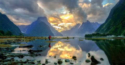 new zealand - sydøen - milford sound 2500x1200px