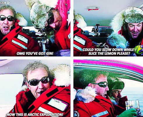 Top Gear Team - race to the North Magnetic Pole