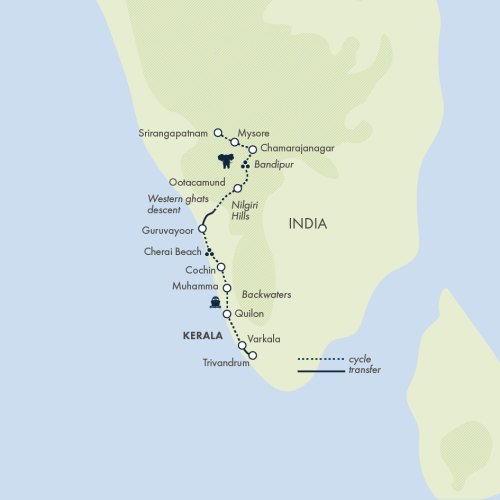 Cycle Kerala & Tropical India