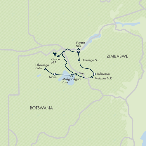 Botswana & Zimbabwe Lodge Safari