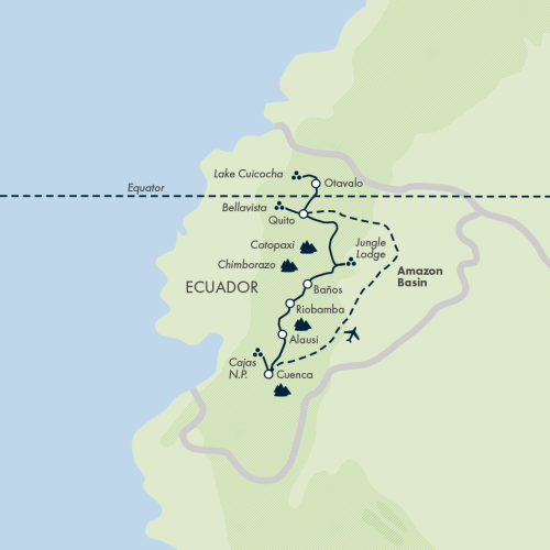 Highlights of Ecuador: Andes to Amazon