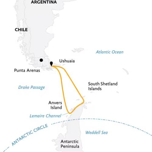 Antarctic Explorer via Buenos Aires