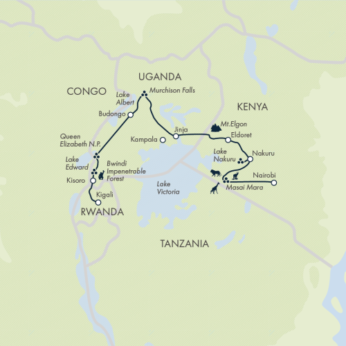 Gorillas & Masai Mara – Camping