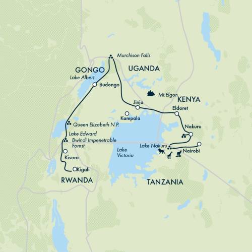 Gorillas & Masai Mara – Camping Reverse