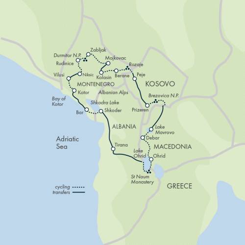 Cycle the Balkans