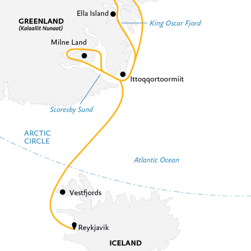 Under the Northern Lights: Iceland & East Greenland