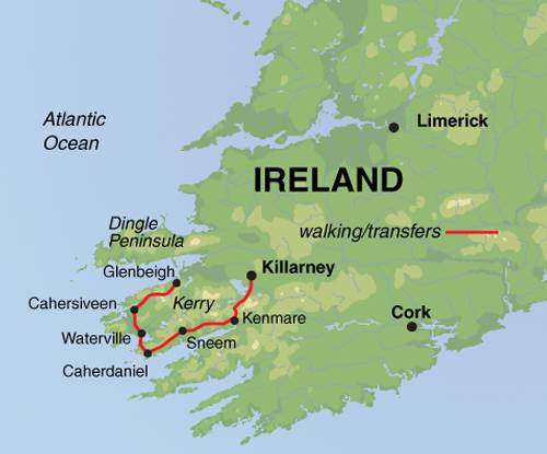 Walking the Kerry Way and Killarney National Park