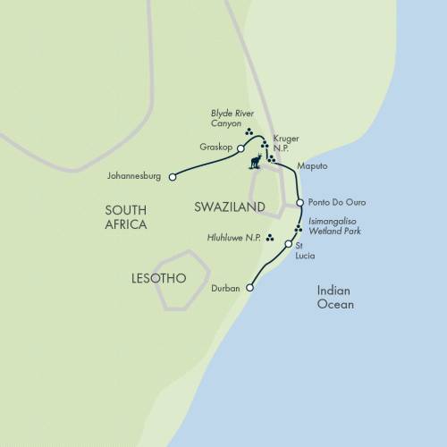 Southern Africa Safari: Kruger & Coast