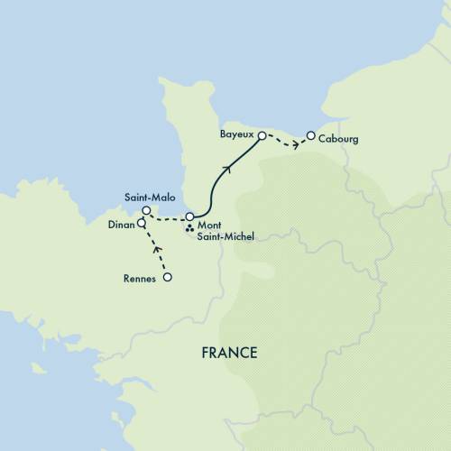 Cycle Northern France: Brittany to Normandy