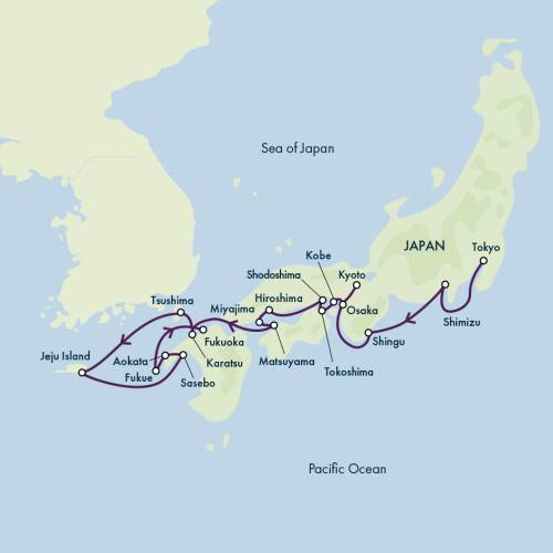 Through the Heart of Japan: Tokyo to Fukuoka Cruise – Premium Adventure