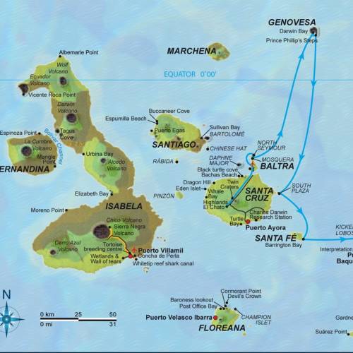 Galapagos Escape – Solaris (Itinerary B)