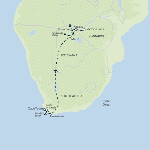 Southern Africa: Cape, Delta & Falls