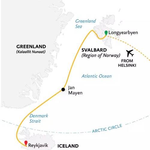 Ultimate Arctic Voyage: From Svalbard to Jan Mayen to Iceland