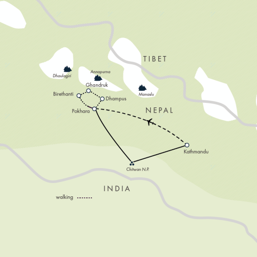 Annapurna to Chitwan: Walks & Wildlife