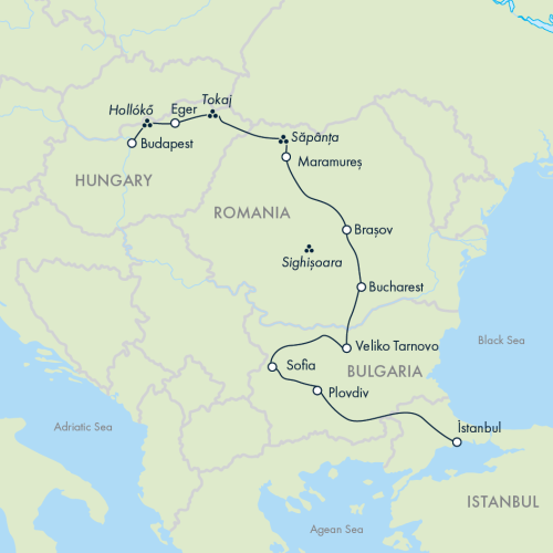 Budapest to Istanbul Adventure