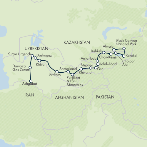 The Five Stans of the Silk Road – Reverse