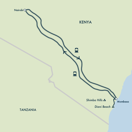 Mombasa Beach by Rail Add-on Tour