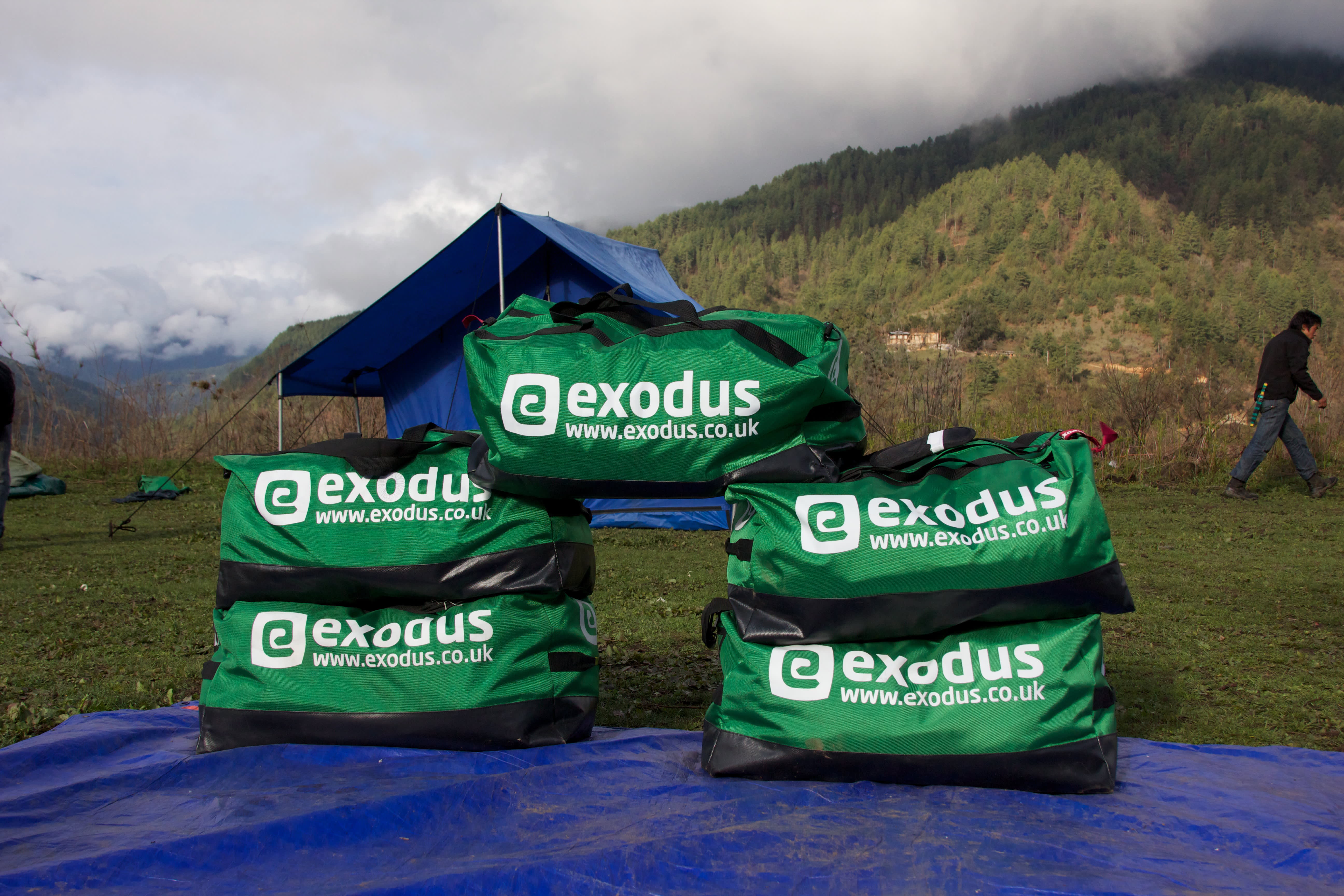 Exodus Kit Bags in Bhutan