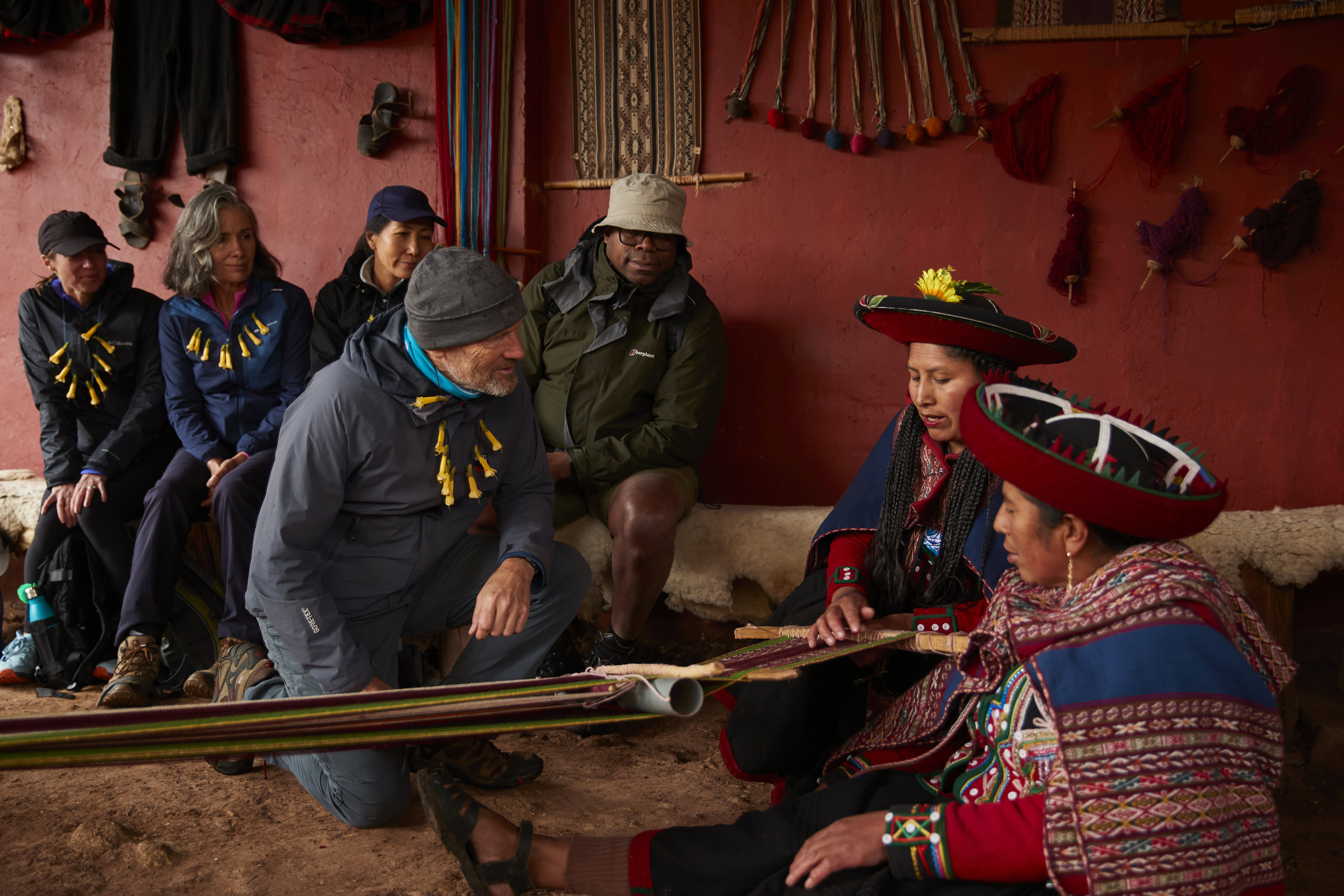 Traditional Weaving in Sacred Valley, Peru