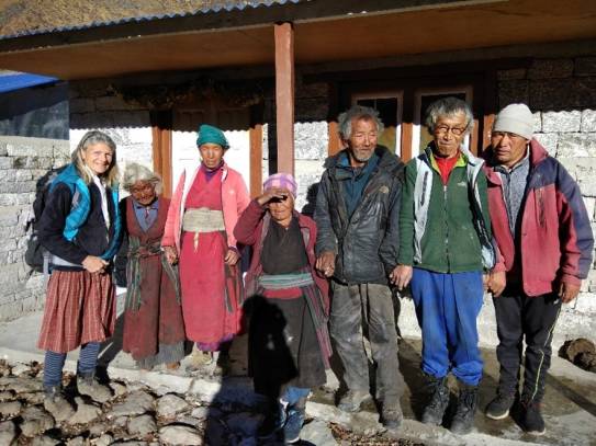 Residents of Kyanjin Gompa Old People’s Home