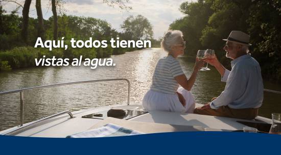 Aquí, todos tienen vistas al agua
